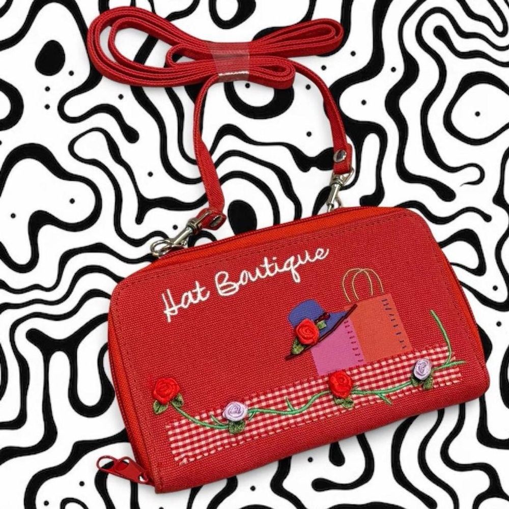 Kitsch Red Retro 3D ‘Hat Boutique’ Novelty Purse